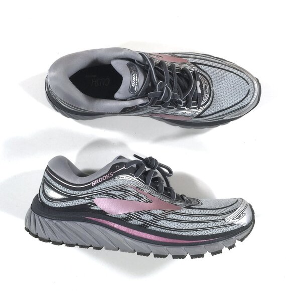 Brooks Glycerin 15 Running Shoes Womens Size 10 Silver Pink 1201471B057 - Picture 1 of 9